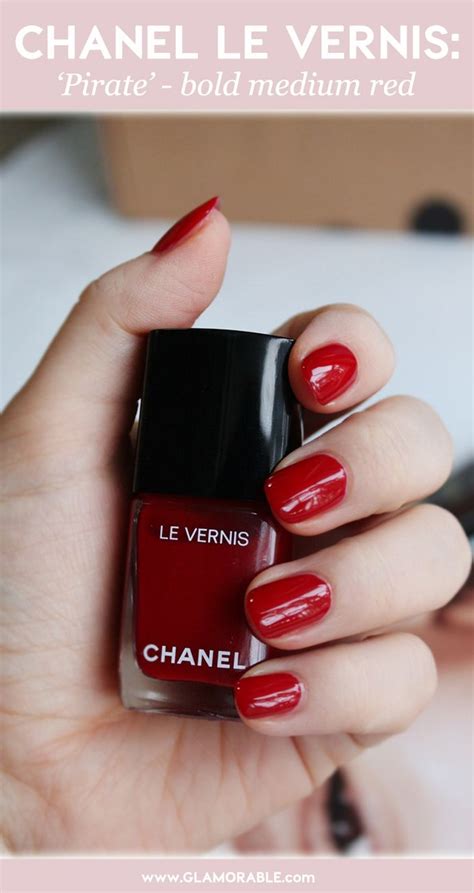 chanel red nail polish pirate|chanel 505 particuliere nail polish.